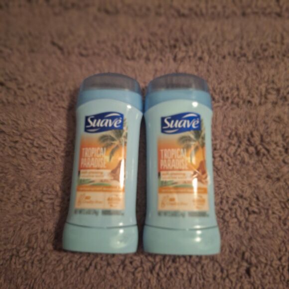 2 Pack Suave Antiperspirant Deodorant 2.6oz 48 Hour Tropical‎ Paradise - Picture 1 of 4